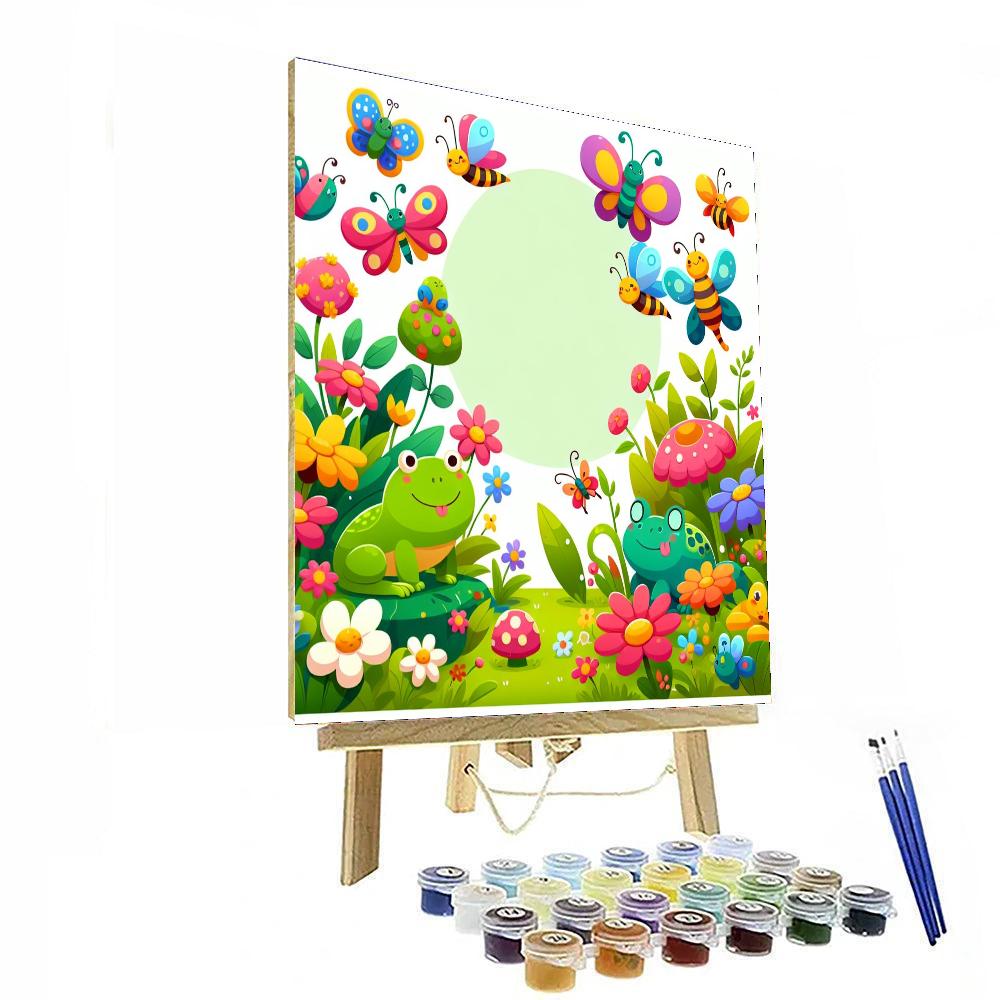 Gorgeous Garden Creatures Painting Number Kit