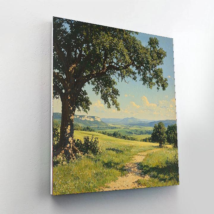 Albert Bierstadt Inspired Wild Prairie Serenade  Painting By Numbers Kit