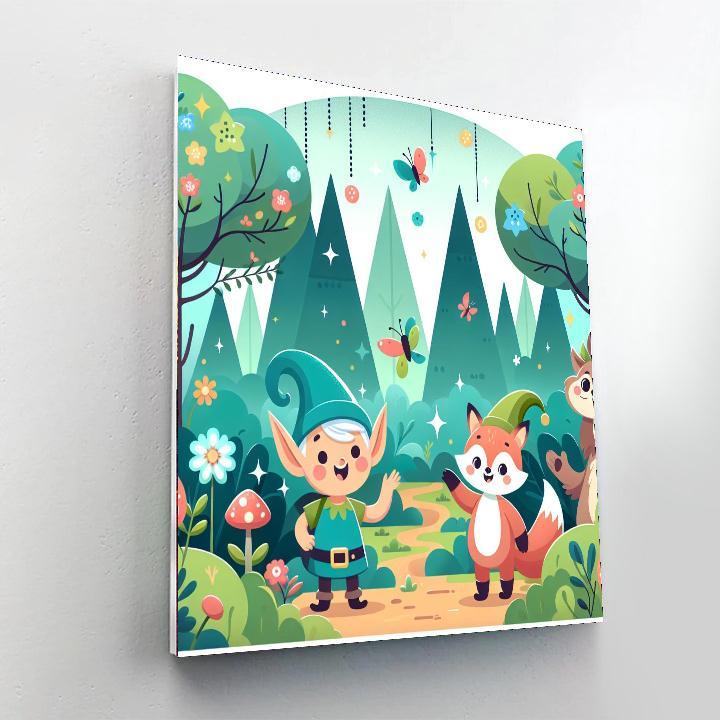 Magic Forest Adventure Paint By Number