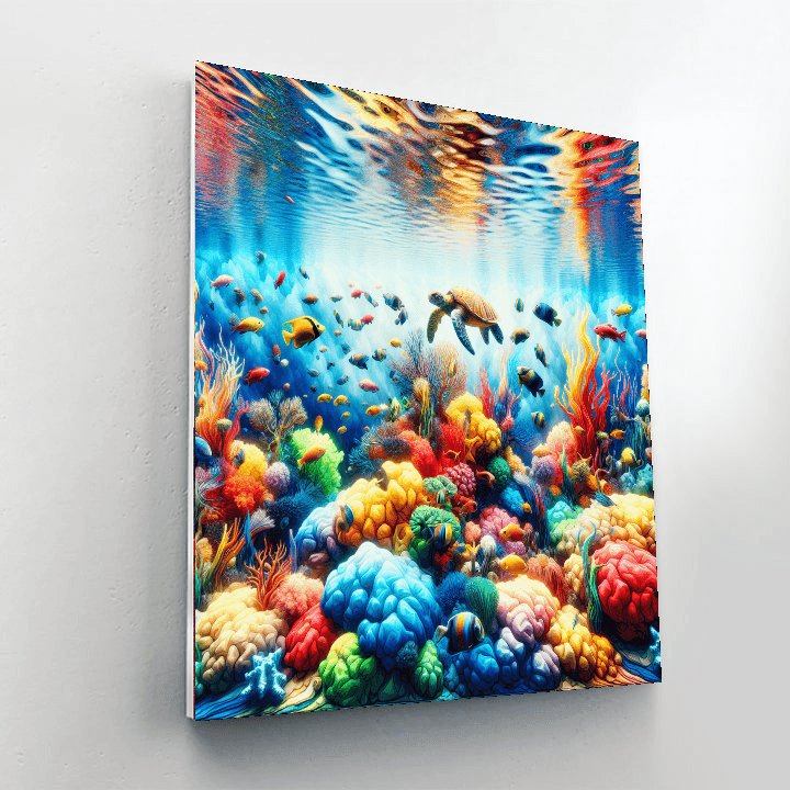 Mystical Ocean Dreams Number Painting