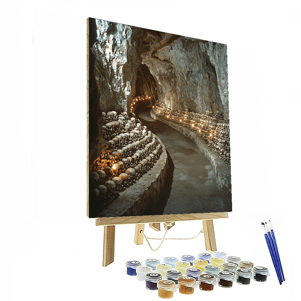 The Catacombs Of Paris Painting Number Kit