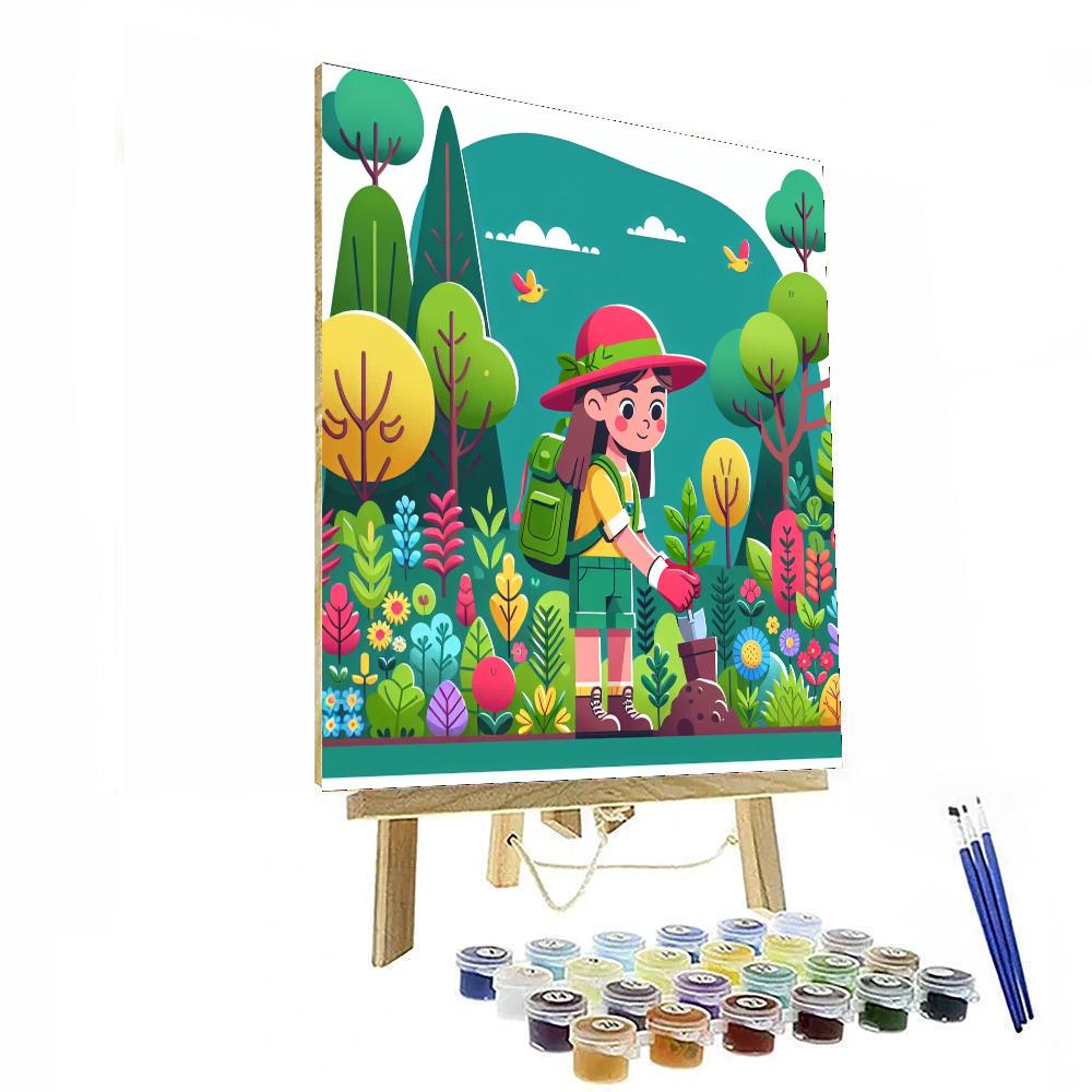Eco Explorers Club Painting Number Kit