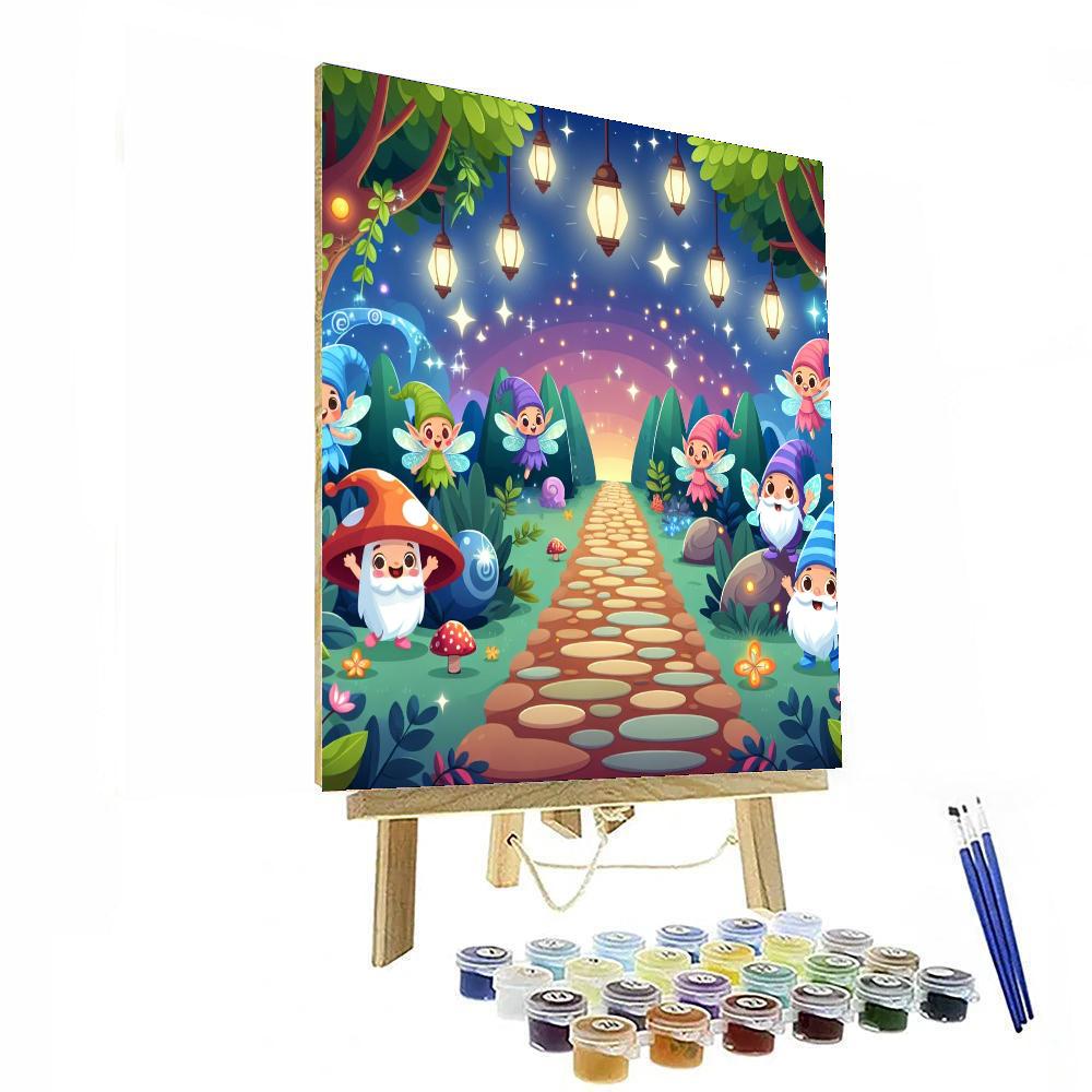 Enchanted Esplanade Paint By Numbers Art