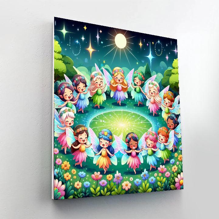 Magical Fairy Circles Paint By Numbers Art