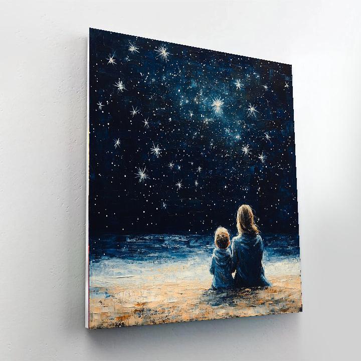 A Cuddle Under The Stars Paint By Number