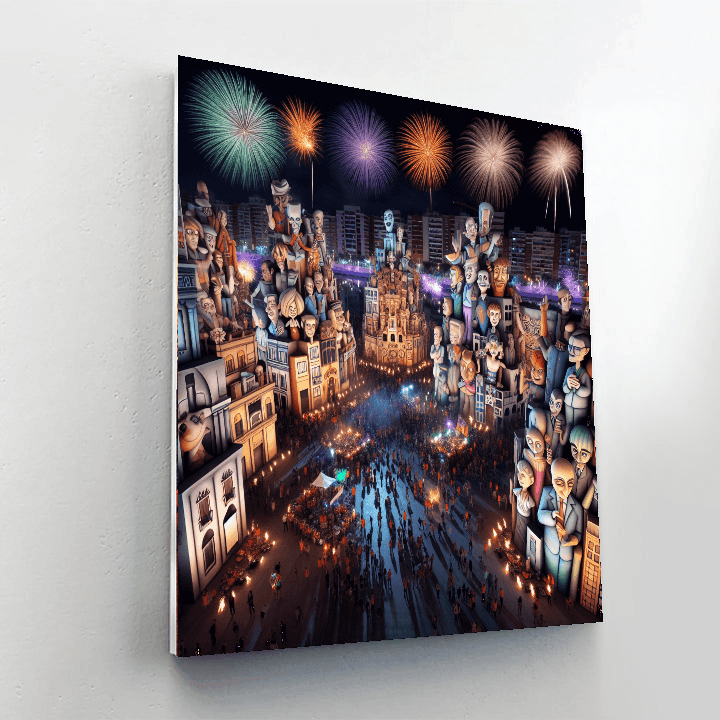 The Valencia Fallas - Spain Paint By Numbers Kits