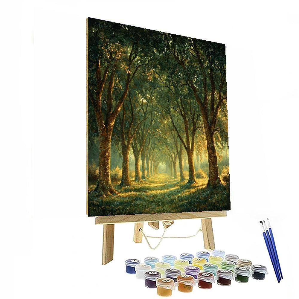 Michelangelo Inspired Mystical Forest Whispers  Painting By Numbers Kit