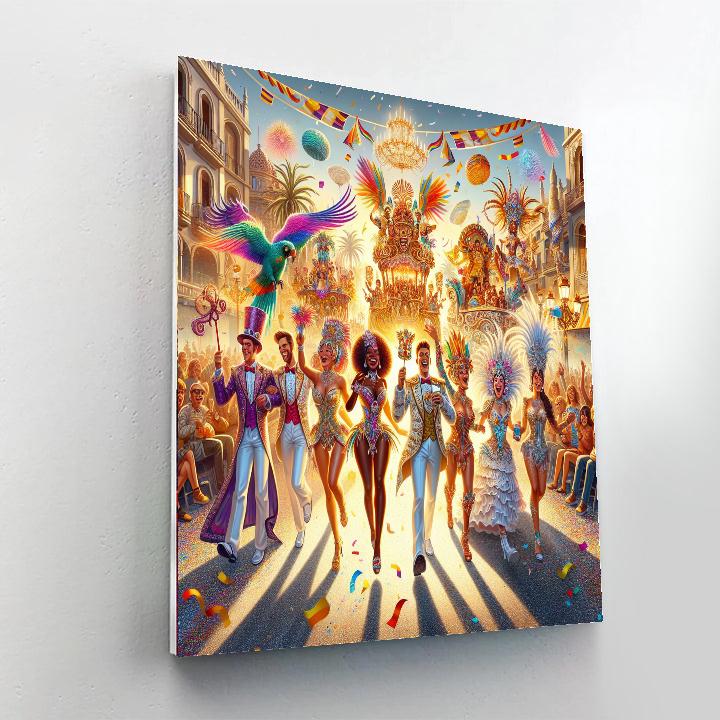 Carnival Of Blanes Paint By Numbers Art