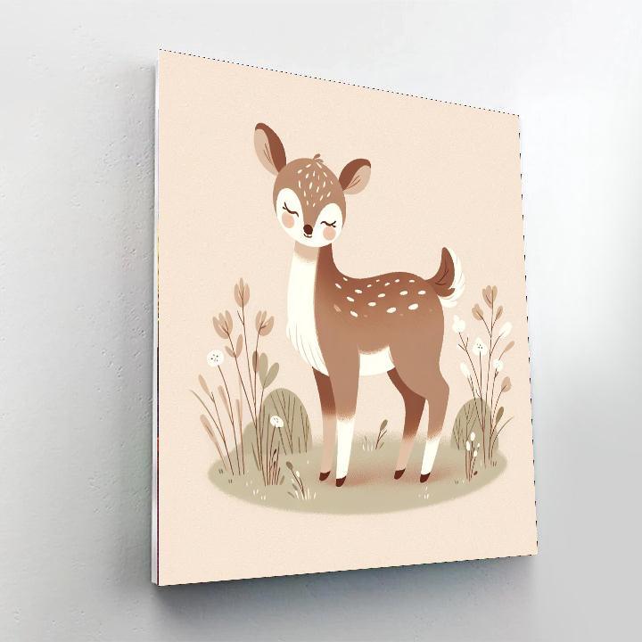Dainty Deer Numbered Painting Kits