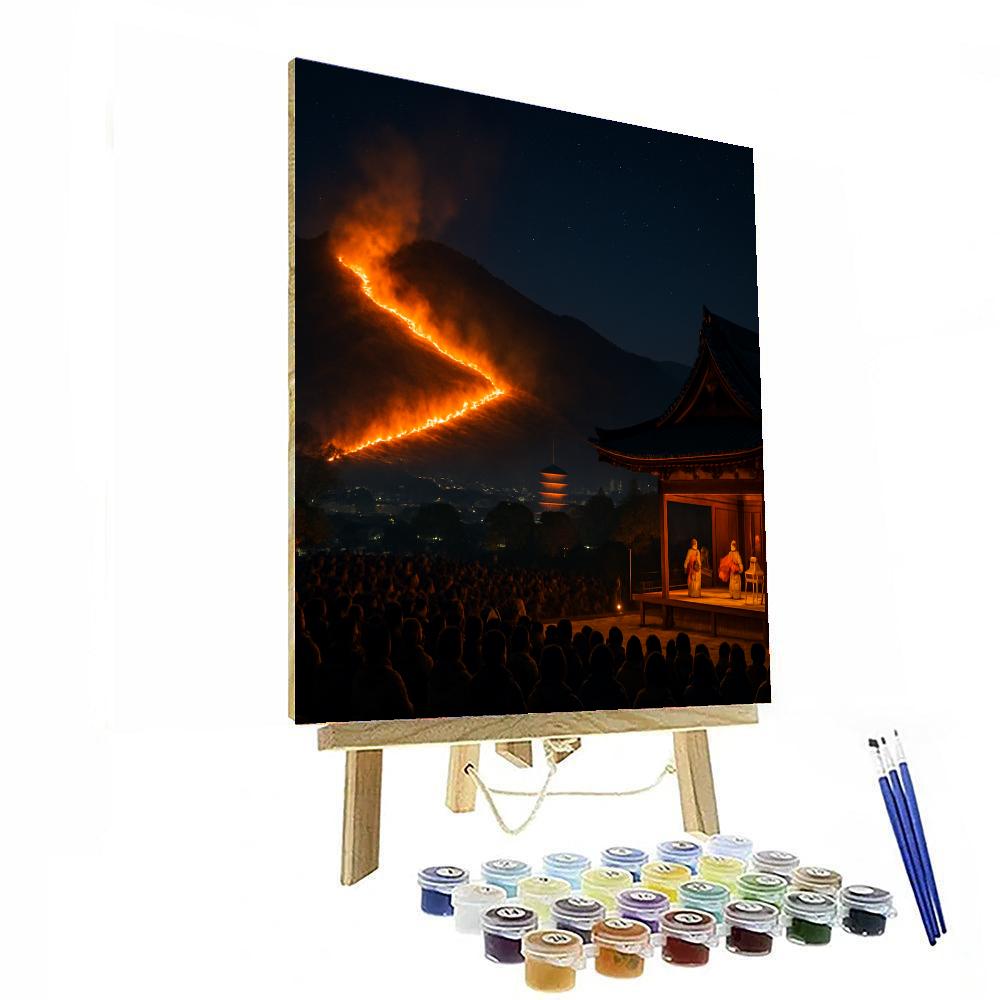 Yamayaki Festival DIY Paint By Numbers