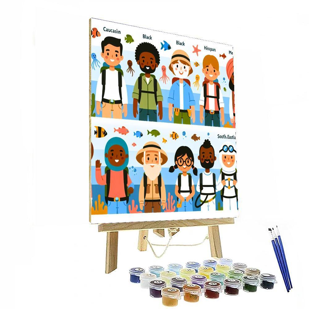 Deep Sea Explorer's Quest Paint By Numbers Kits