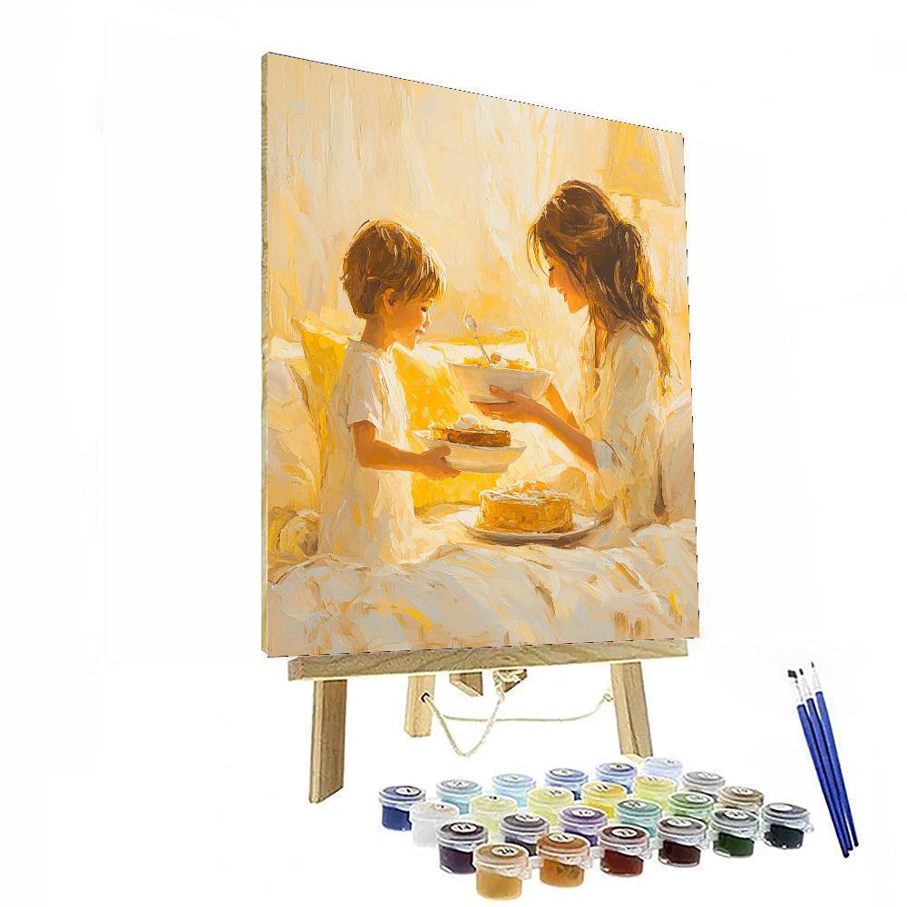 Loving Breakfast In Bed Paint By Numbers