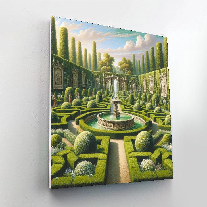 Renaissance Garden Harmony DIY Paint By Numbers