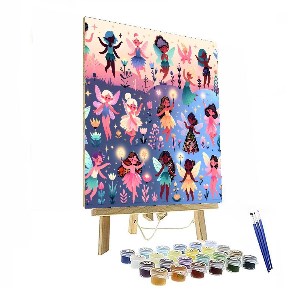 Mystical Meadow Dance Painting By Numbers Kit