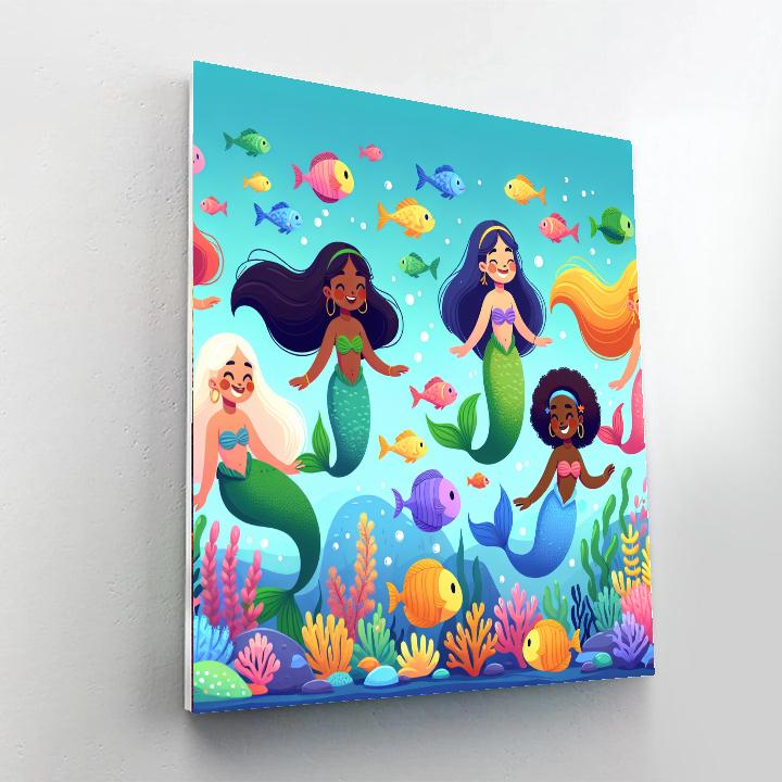 Mystical Mermaids Of The Sea Paint By Numbers Kits