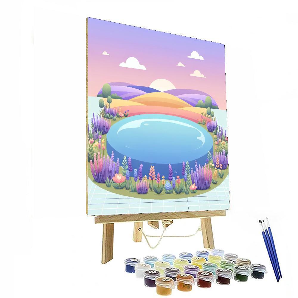 Lavender Lake Legends Paint By Color