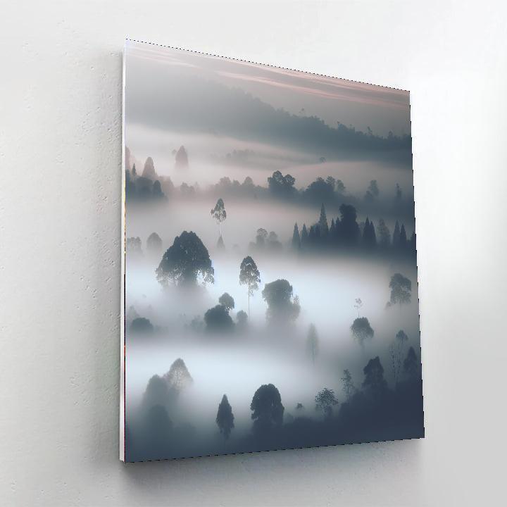 Ethereal Morning Fog Painting By Numbers Kit