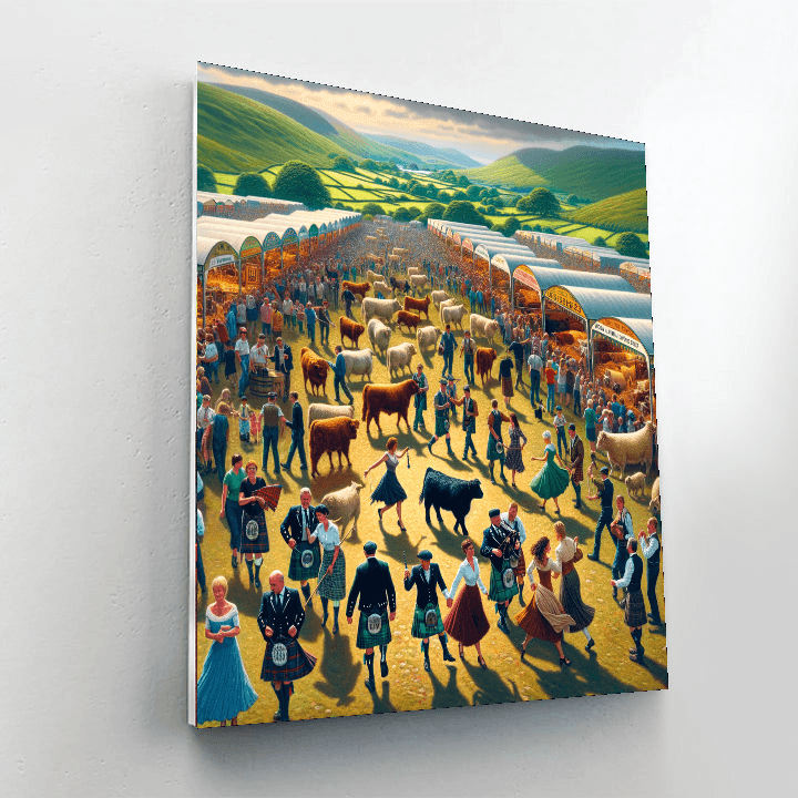 The Royal Highland Show - Scotland Painting Number Kit