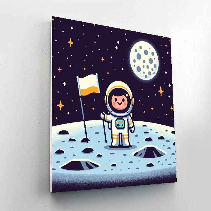 Lunar Landing Lark Paint By Numbers