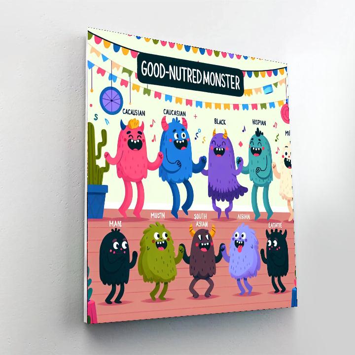 Monster Bash Number Painting