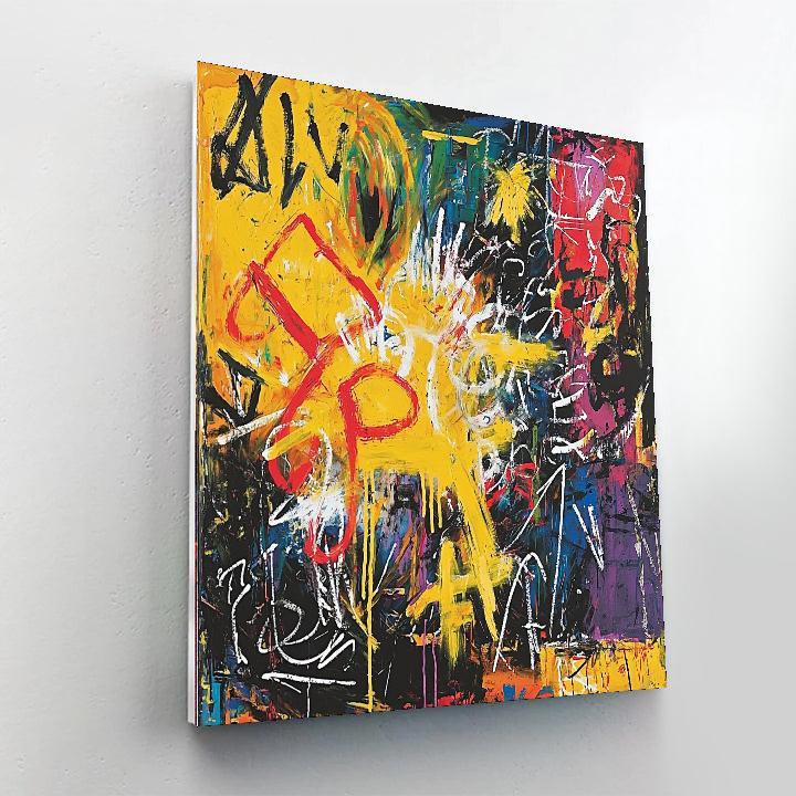 Jean-Michel Basquiat Inspired The Nature Of Thought  Paint By Numbers Kits
