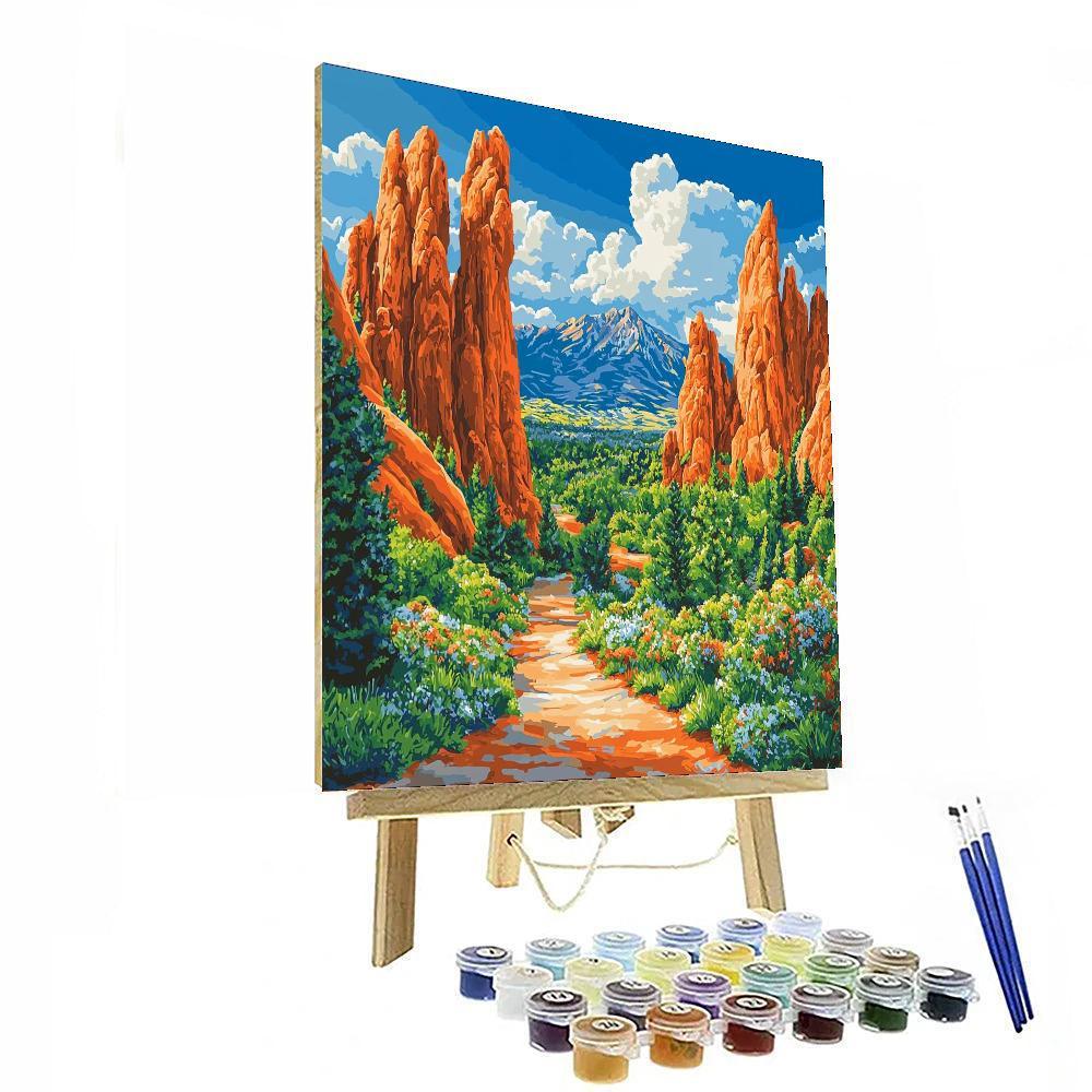 Garden Of The Gods - Colorado Springs Paint By Numbers