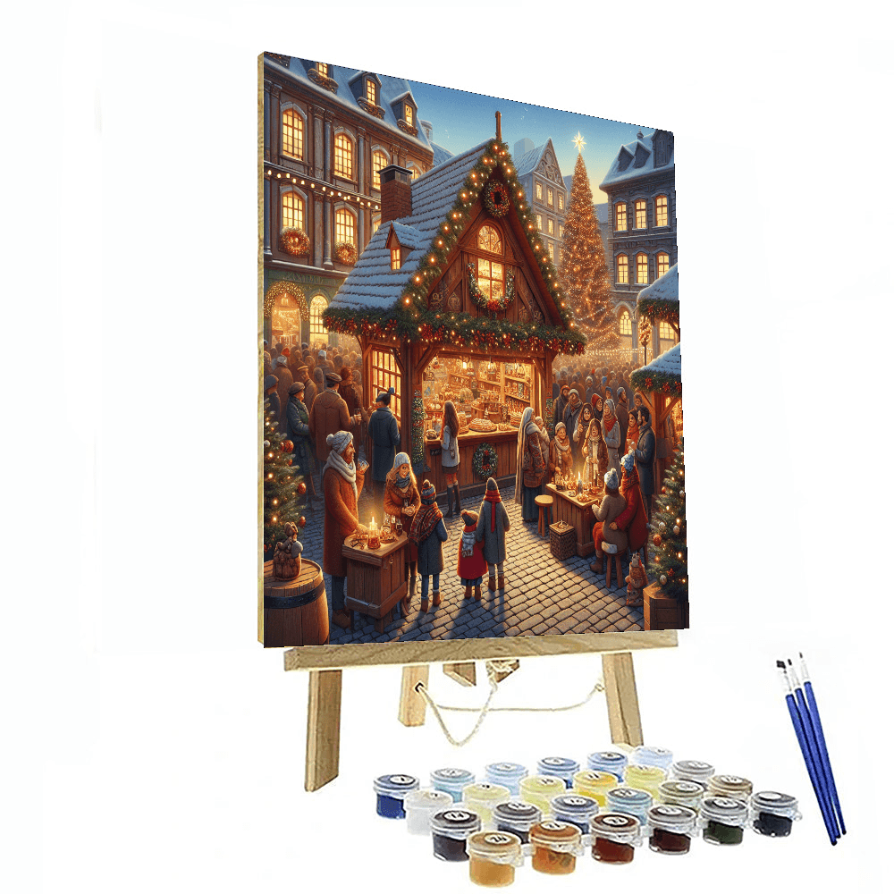 Bonn Christmas Market Paint By Numbers