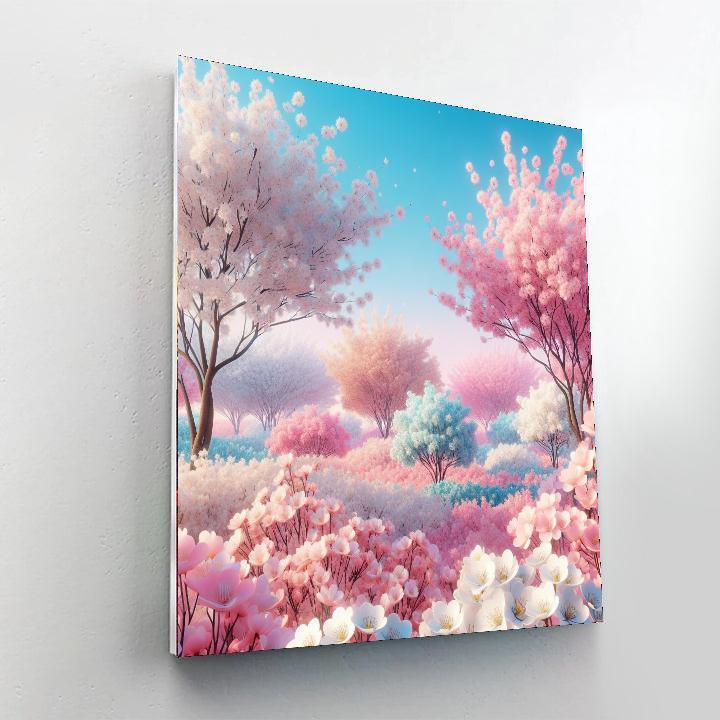 Spring Blossom Enchantment Paint By Color