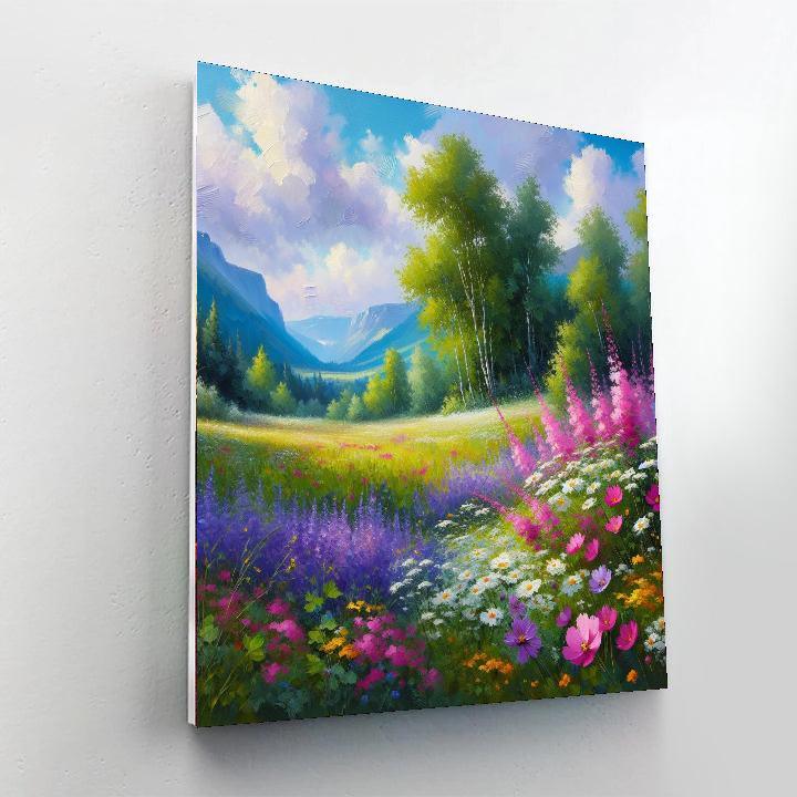 Spring Meadow Harmony Paint By Numbers Art