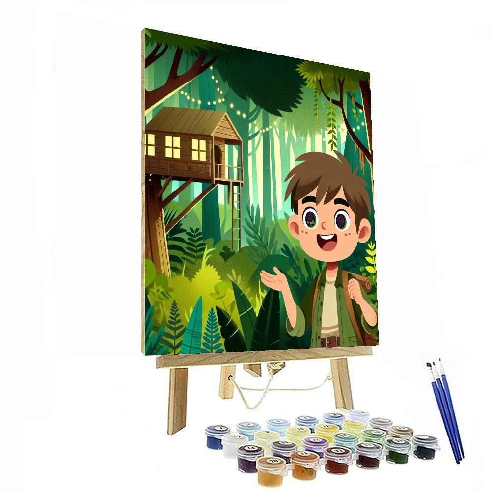 Forest Hideaway Adventure Paint By Numbers Kits