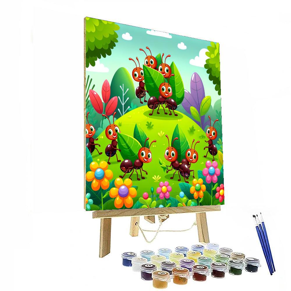 Adorable Ants Painting Number Kit