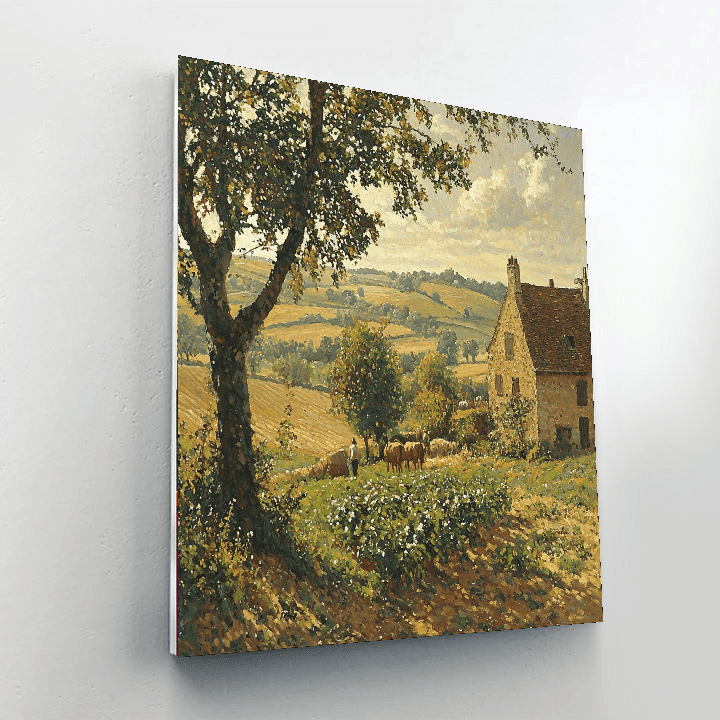 Jean-François Millet Inspired Reflections Of The Past  Painting By Numbers Kit