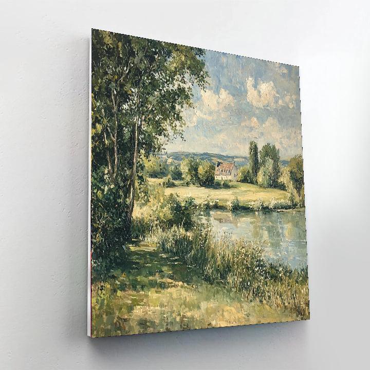 Paul Cézanne Inspired Tranquil Harmony  Painting By Numbers Kit