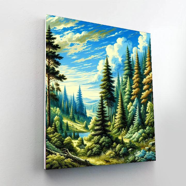Northern Forest Symphony Paint By Numbers