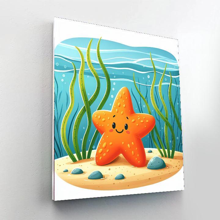 Bright Starfish Paint By Numbers Kits