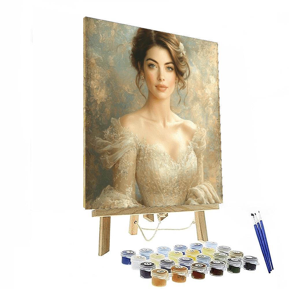 Anne Hathaway: The Elegance Of A Modern Queen Paint By Number