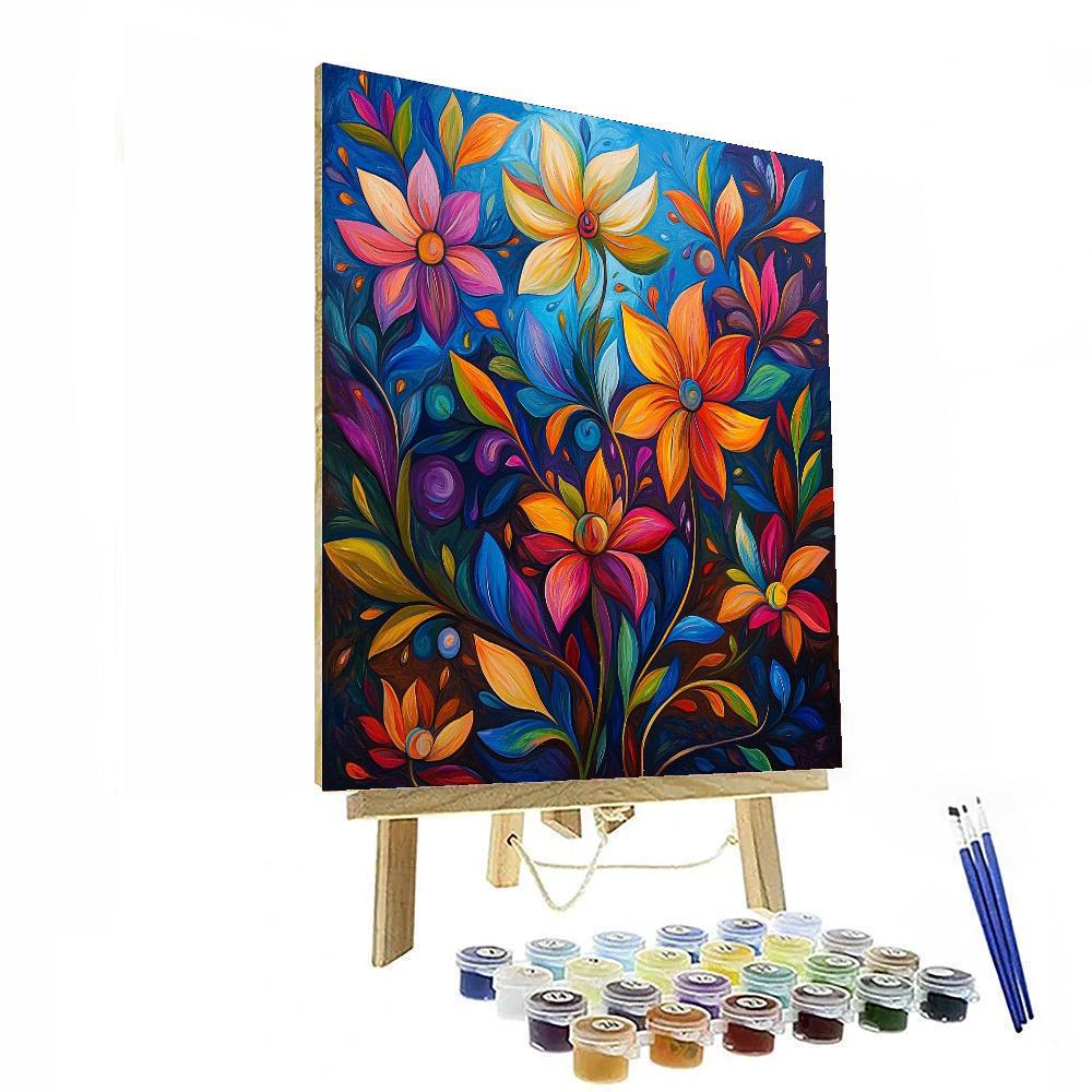 Frida Kahlo Inspired Rebirth Of Spirit  Paint By Numbers Art