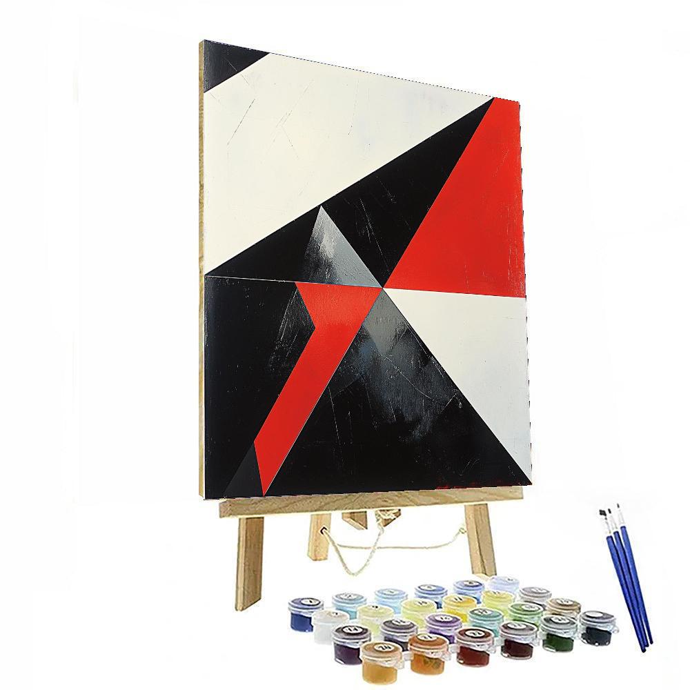 Kazimir Malevich Inspired Abstract Navigation  Paint By Color