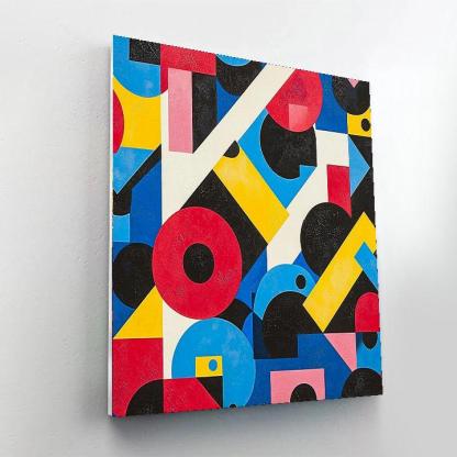 Kazimir Malevich Inspired Colorful Geometry  Paint By Color