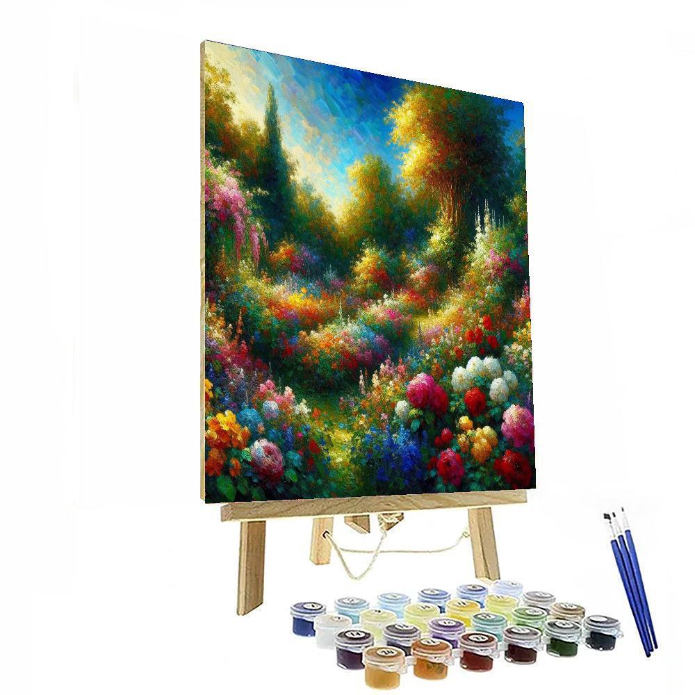 Floral Symphony Abundance Number Painting