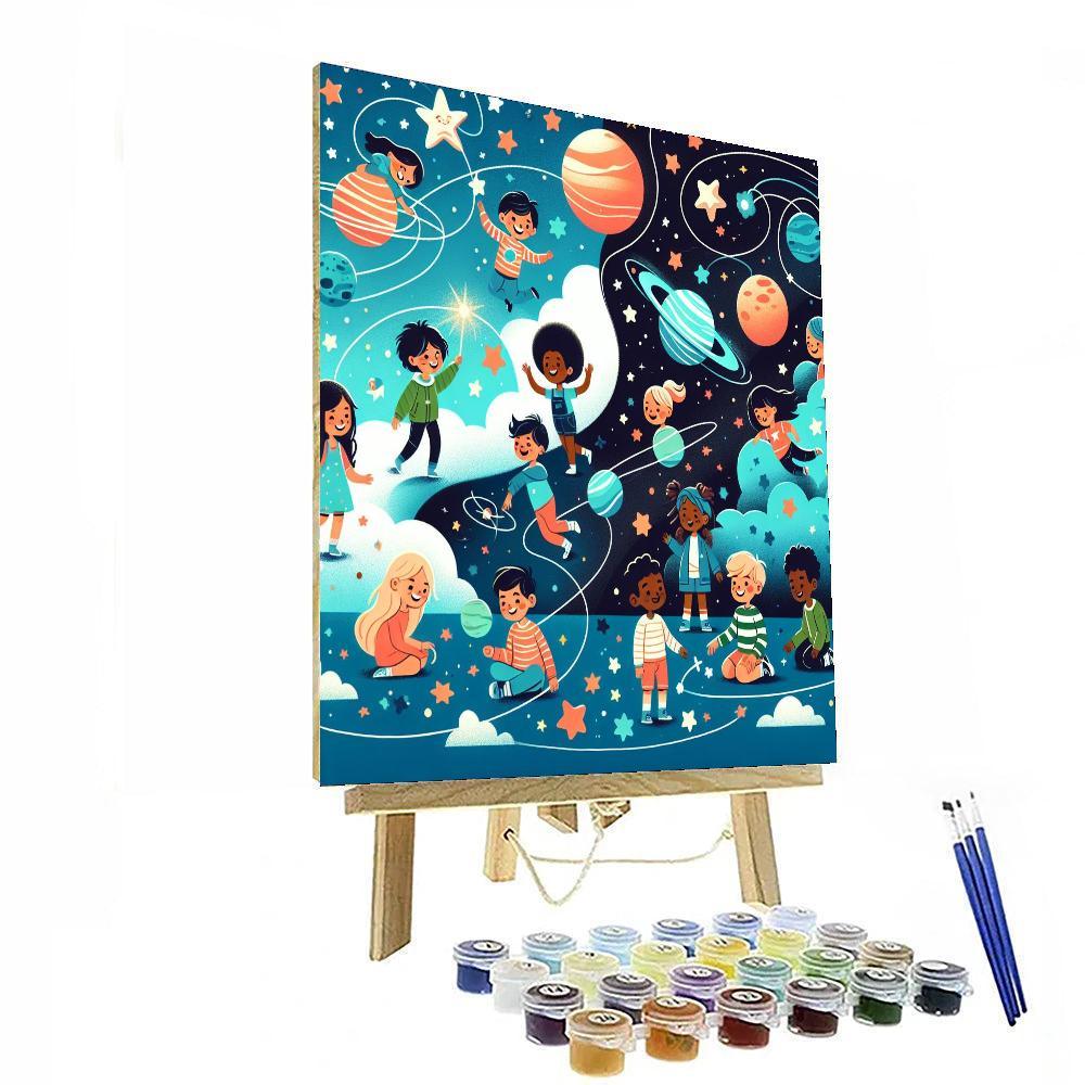 Celestial Playground Painting By Numbers Kit