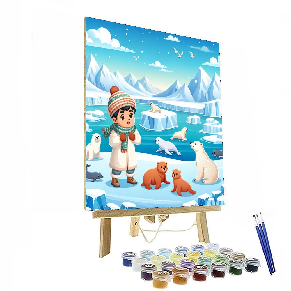 Arctic Exploration Journey Painting Number Kit
