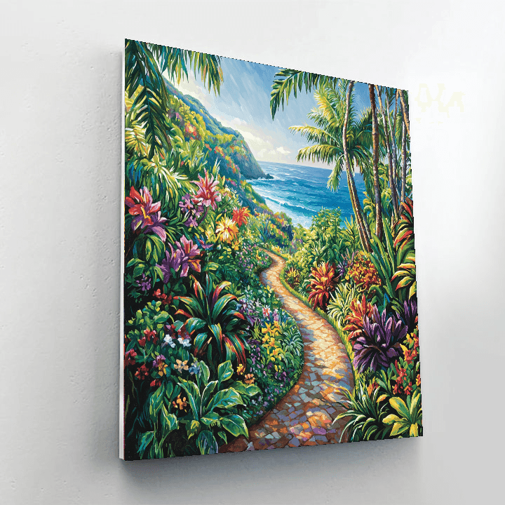 Pura Vida Gardens - Puntarenas Painting Number Kit