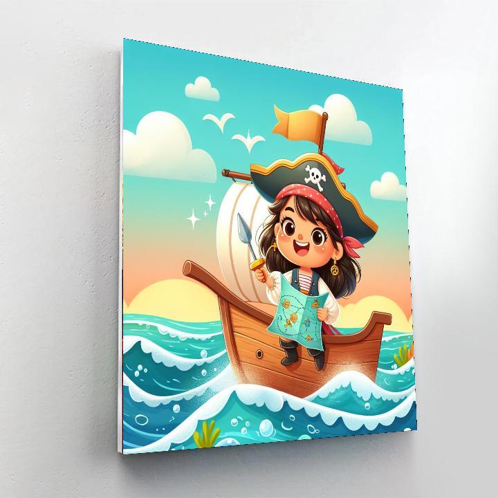 Pirate Ship Expedition Paint By Number