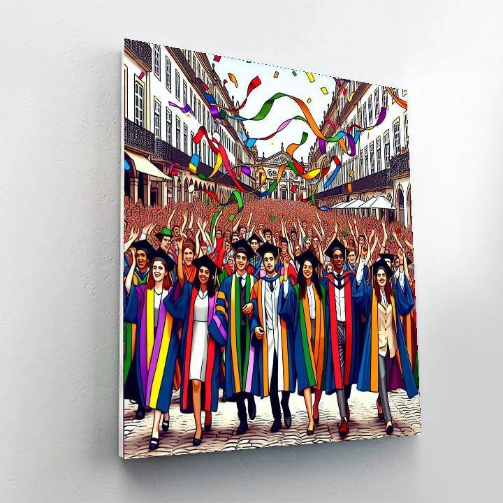 Queima Das Fitas - Coimbra Paint By Numbers Art