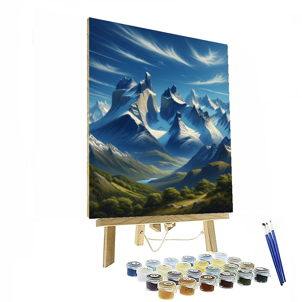 Majestic Mountain Adventure Paint By Number
