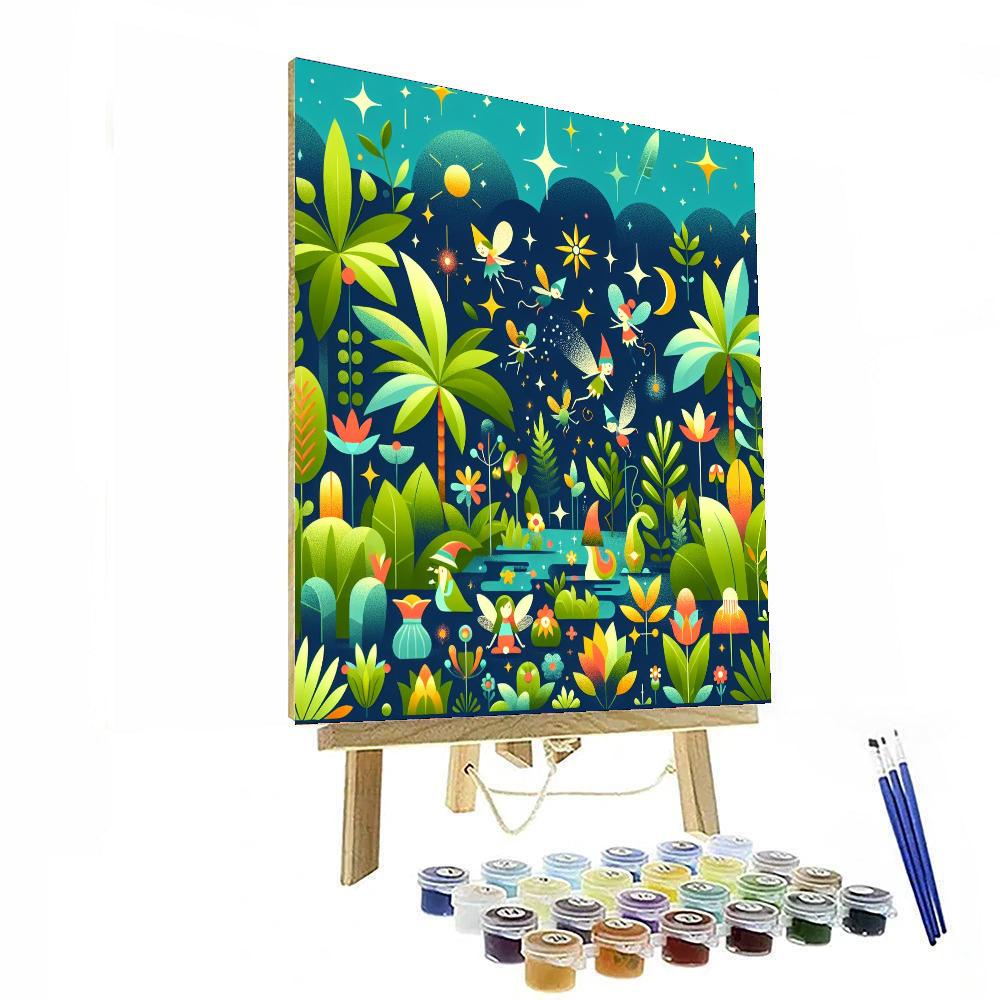 Garden Of Magical Delights Painting Number Kit