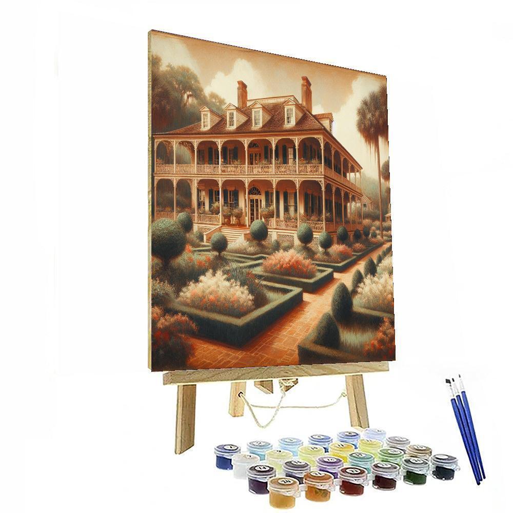 Southern Plantation Charm Paint By Color
