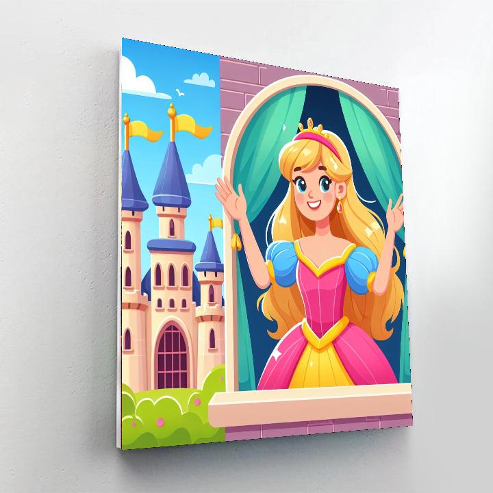 Fairytale Princess Land Paint By Color