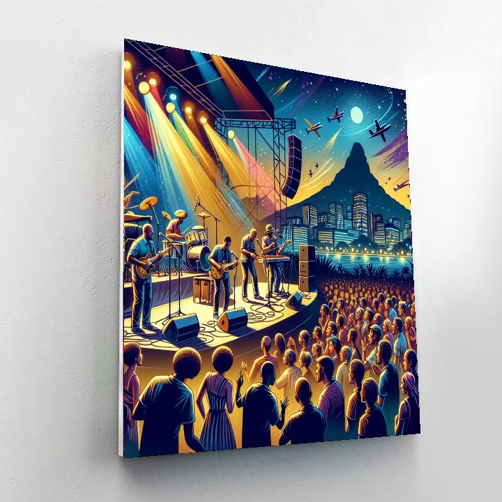 Cape Town International Jazz Festival - Cape Town Numbered Painting Kits